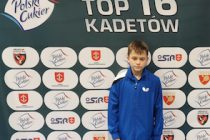Samuel Michna (UKS Sierakowice) wywalczył drugie miejsce w „TOP 16 Kadetów”