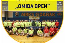III Otwarty Turniej Tenisa Stołowego dla Amatorów i Weteranów „OMIDA OPEN” 29 października 2022 r. godz. 15.45 Hala MRKS Gdańsk ul. Meissnera 1