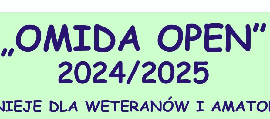 Start IX edycji turniejów „OMIDA OPEN” dla weteranów i amatorów – 21 września 2024 r. (zapisy w miejscu zawodów do 14.45) ; Hala MRKS Gdańsk ul. Meissnera 1